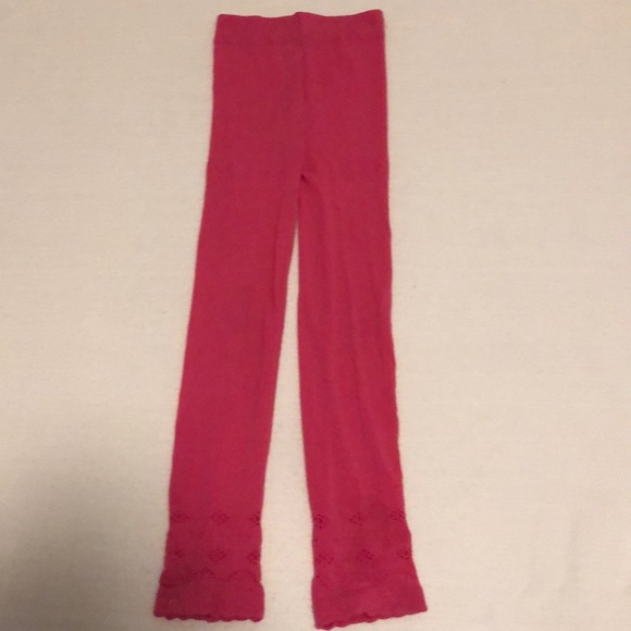 Girls H&M magenta tights with no socks connected - Picture 1 of 1